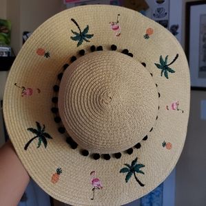 Tropical Straw Hat